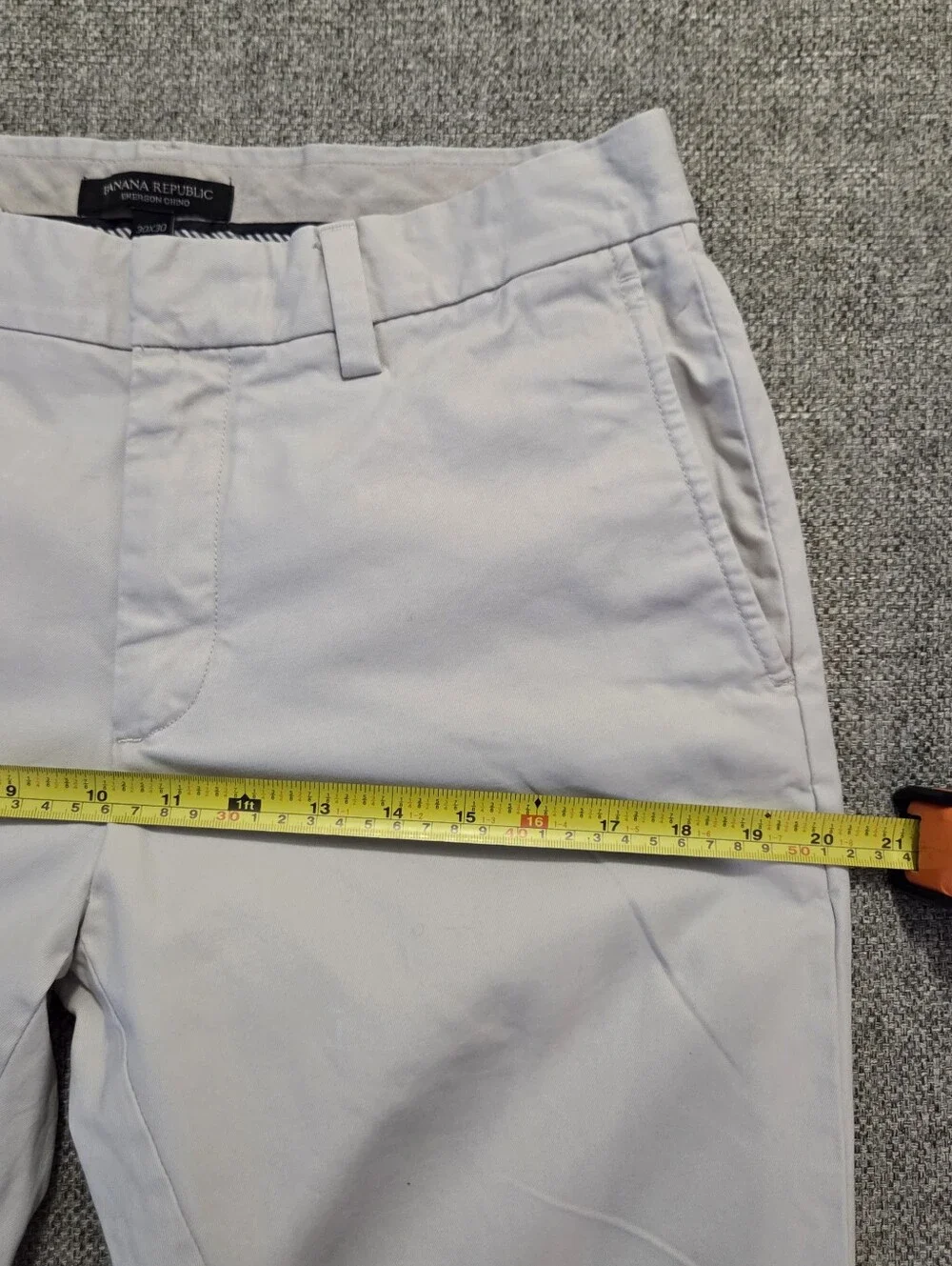Banana Republic Pants Mens  30x30 Beige Emerson Chino Straight Leg Office VTG